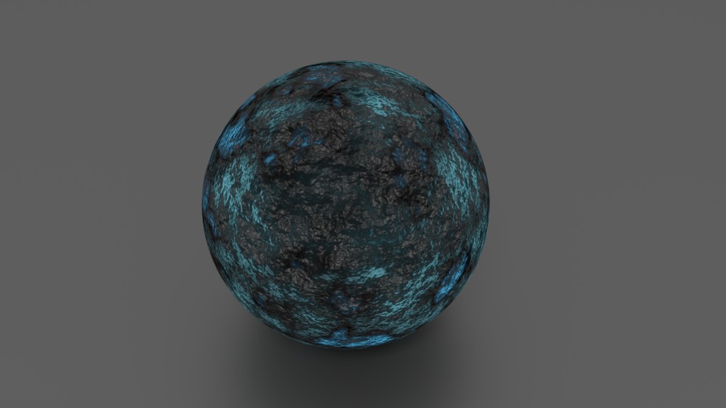 blue lava material       preview image 1